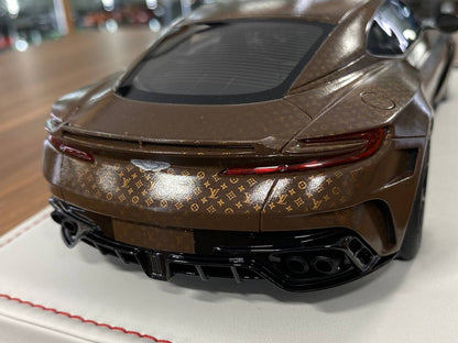 1:18 Resin Aston Martin DB11 CYRUS MANSORY – LV Old Flowers Brown | Timothy & Pierre (Limited 30 pcs)
