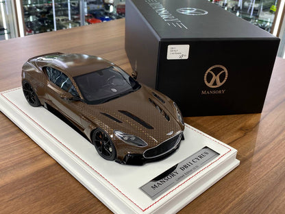 1:18 Resin Aston Martin DB11 CYRUS MANSORY – LV Old Flowers Brown | Timothy & Pierre (Limited 30 pcs)