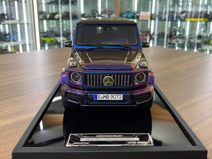 1:18 Resin Mercedes-Benz AMG G63 2019  – Desert Yellow | MOTORHELIX (Limited 66 pcs – Dubai Collectors)