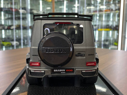 🚨1:18 Resin Model  Mercedes-Benz G63 BRABUS 800 – Matt Grey | MotorHelix (Limited 199 pcs – Dubai Collectors)