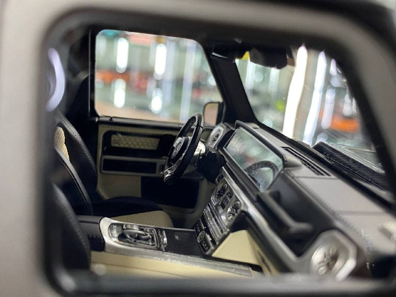 🚨1:18 Resin Model  Mercedes-Benz G63 BRABUS 800 – Matt Grey | MotorHelix (Limited 199 pcs – Dubai Collectors)