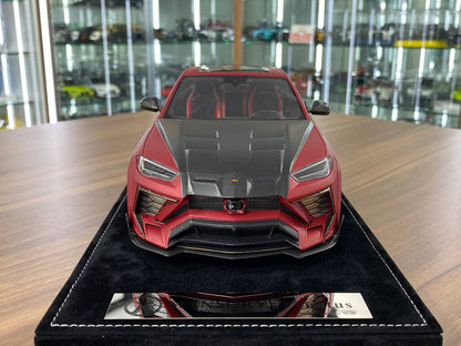 1:18 Resin Model Lamborghini URUS Venatus MANSORY – Red Metallic | Timothy & Pierre (Limited 25 pcs – Dubai Collectors)