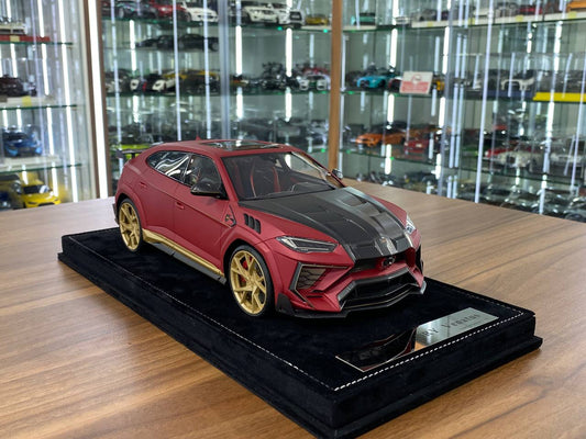 1:18 Resin Model Lamborghini URUS Venatus MANSORY – Red Metallic | Timothy & Pierre (Limited 25 pcs – Dubai Collectors)