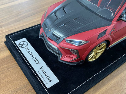 1:18 Resin Model Lamborghini URUS Venatus MANSORY – Red Metallic | Timothy & Pierre (Limited 25 pcs – Dubai Collectors)