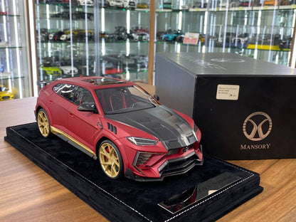 1:18 Resin Model Lamborghini URUS Venatus MANSORY – Red Metallic | Timothy & Pierre (Limited 25 pcs – Dubai Collectors)
