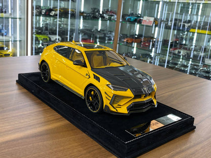 1:18 Resin Model Lamborghini URUS Venatus MANSORY – Yellow | Timothy & Pierre (Limited 49 pcs)
