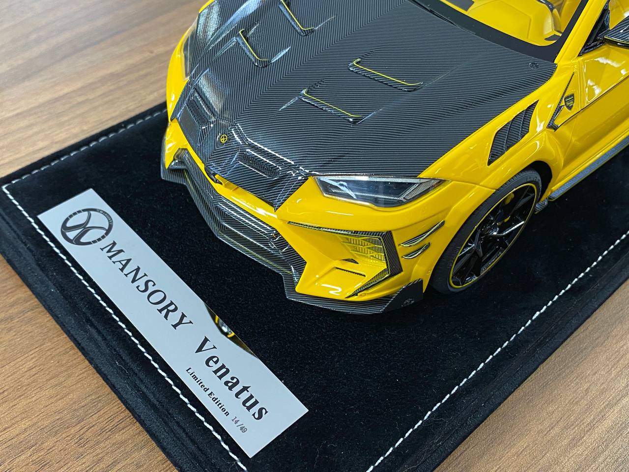 1:18 Resin Model Lamborghini URUS Venatus MANSORY – Yellow | Timothy & Pierre (Limited 49 pcs)