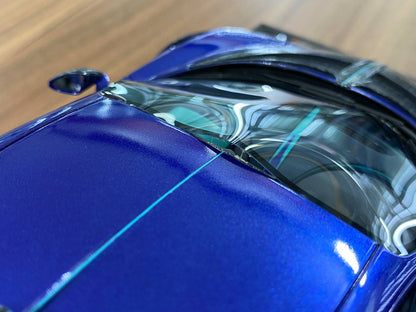 1/18 Bugatti Chiron Mansory  Blue & Carbon by Timothy & Pierre