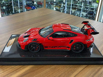 🚨1:18 Resin Model Porsche 911 GT3 RS (992)  Guards Red | Timothy & Pierre (Limited 30 pcs – Dubai Collectors)