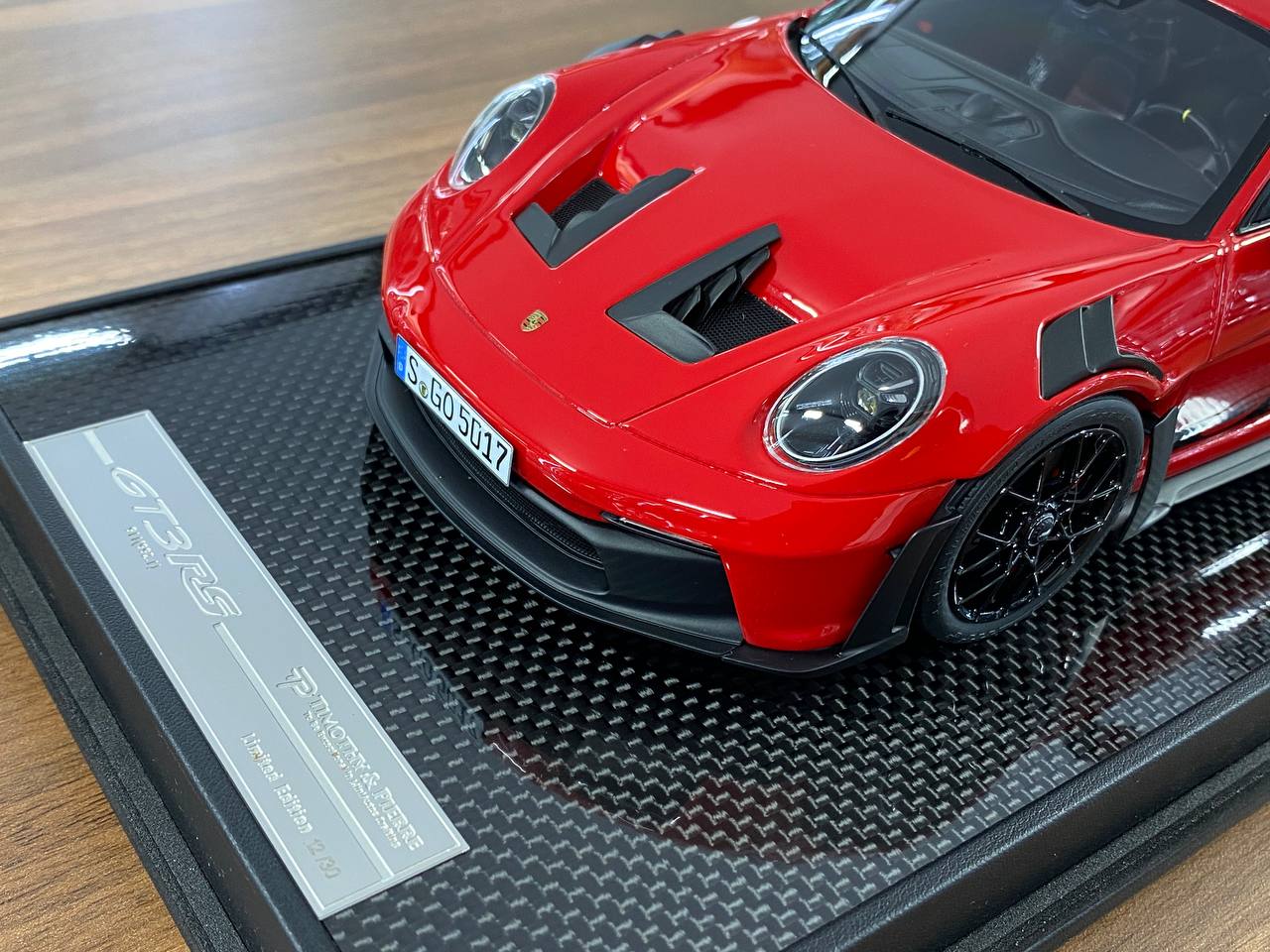 🚨1:18 Resin Model Porsche 911 GT3 RS (992)  Guards Red | Timothy & Pierre (Limited 30 pcs – Dubai Collectors)