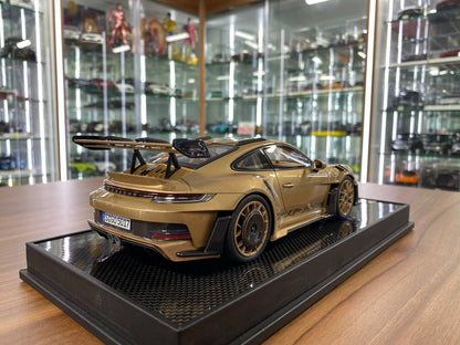 🚨1:18 Resin Porsche 911 GT3 RS (992.1) – Gold PTS | Timothy & Pierre (Limited 30 pcs – Dubai Collectors)