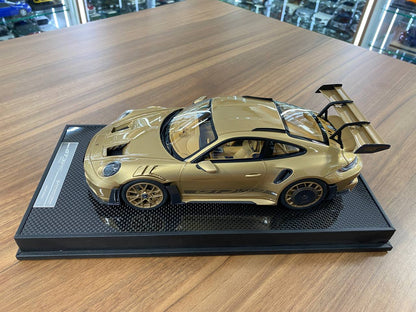 🚨1:18 Resin Porsche 911 GT3 RS (992.1) – Gold PTS | Timothy & Pierre (Limited 30 pcs – Dubai Collectors)
