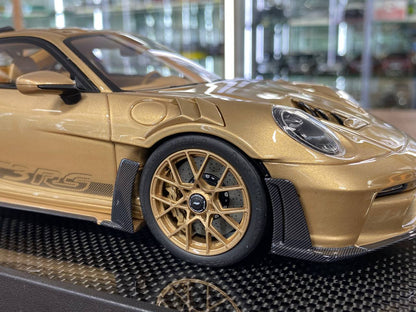 🚨1:18 Resin Porsche 911 GT3 RS (992.1) – Gold PTS | Timothy & Pierre (Limited 30 pcs – Dubai Collectors)