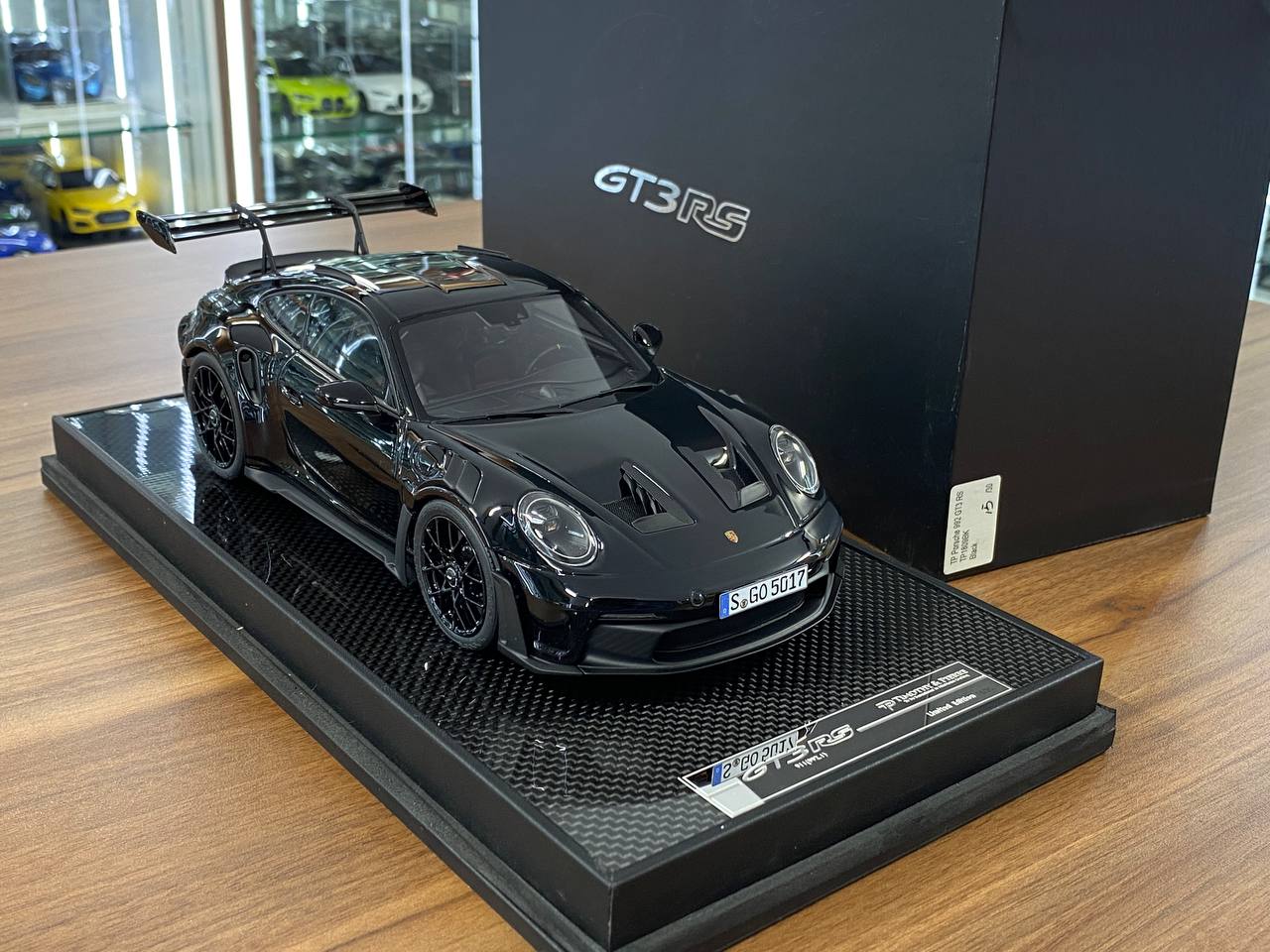 1:18 Resin Model Porsche 911 GT3 RS (992.1) – Black | Timothy & Pierre (Limited 30 pcs)