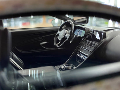 Aston Martin DB11 CYRUS MANSORY 1:18 Resin Model – LV White Colorful | Timothy & Pierre (Limited 20 pcs – Dubai Collectors)