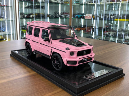 1:18 Resin Model Mercedes-Benz G63 BRABUS 800– Pink | MotorHelix (Limited 166 pcs)