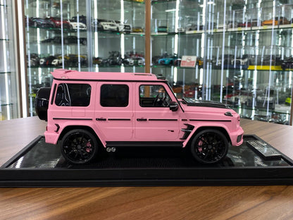 1:18 Resin Model Mercedes-Benz G63 BRABUS 800– Pink | MotorHelix (Limited 166 pcs)