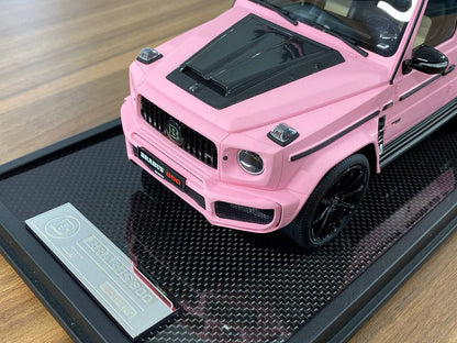 1:18 Resin Model Mercedes-Benz G63 BRABUS 800– Pink | MotorHelix (Limited 166 pcs)