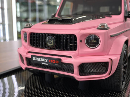 1:18 Resin Model Mercedes-Benz G63 BRABUS 800– Pink | MotorHelix (Limited 166 pcs)