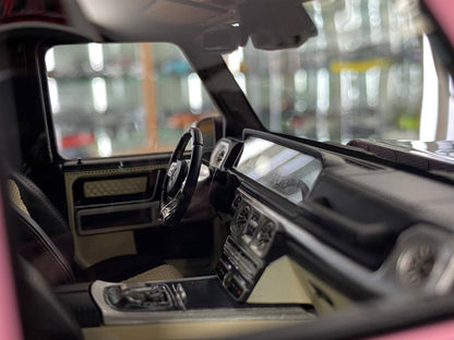 1:18 Resin Model Mercedes-Benz G63 BRABUS 800– Pink | MotorHelix (Limited 166 pcs)