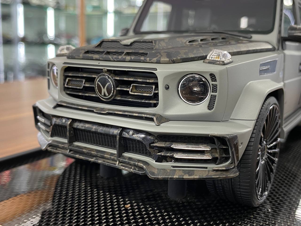 1:18 Resin Model Mercedes-Benz AMG G63 MANSORY – UAE Matt Black/Grey | Timothy & Pierre Limited 99 pcs