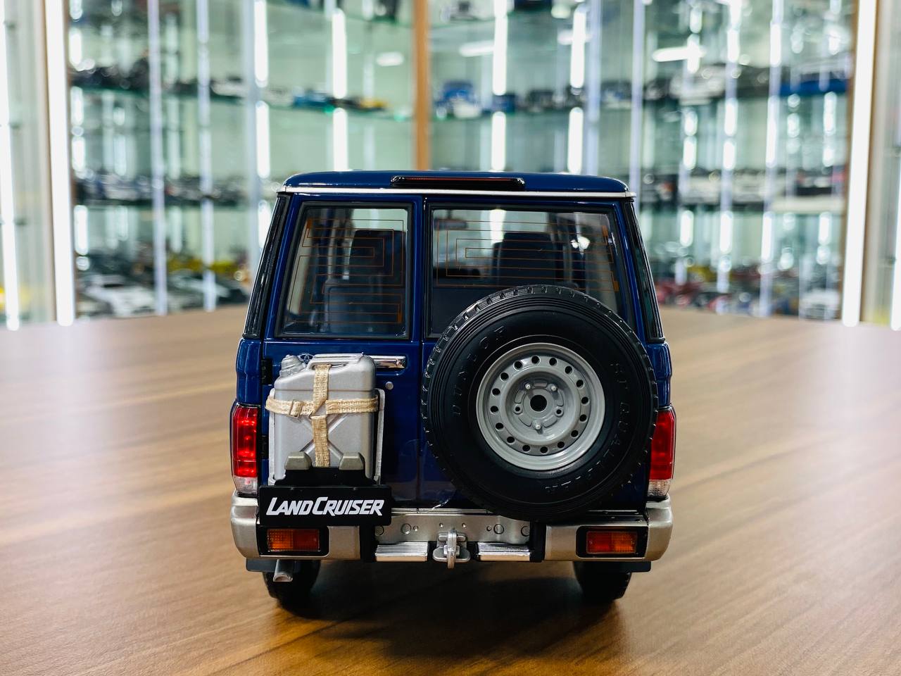 1/18 Diecast Toyota Land Cruiser 76 Blue Almost Real Scale Model Car
