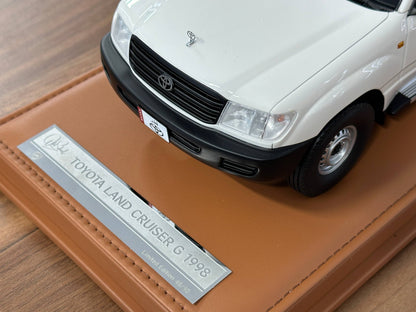 1/18 Resin Toyota Land Cruiser G FZJ100 (1998) – Old School Models (White) - Limited 90 pcs