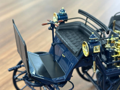 1/18 Diecast Mercedes-Benz Daimler Motorkutsche (1886) – Norev Dealer Edition (Blue)