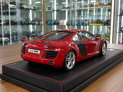 1:18 Diecast Model Audi R8  – Red | AutoBarn (Kyosho) – Supercar for Dubai Collectors