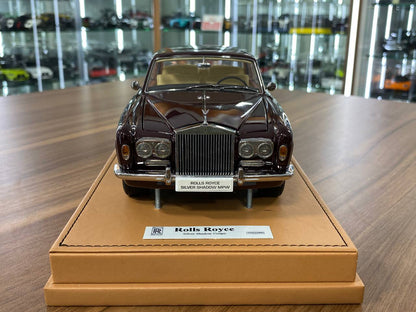 1:18 Diecast Model Rolls-Royce Silver Shadow MPW Coupe – Maroon | AutoBarn (Paragon) Classic for Dubai Collectors