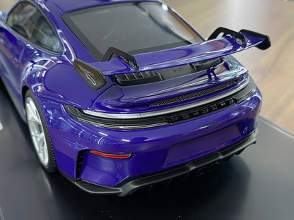 1:18 Resin Model Porsche 911 GT3 (992.2)  – Ultraviolet | Spark Models (Limited 911 pcs – Dubai Collectors)