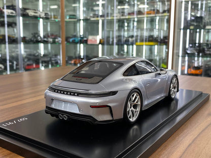 1:18 Resin Model Porsche 911 GT3 Touring 2025 – Polarsilver | Spark Models (Limited 911 pcs – Dubai Collectors)