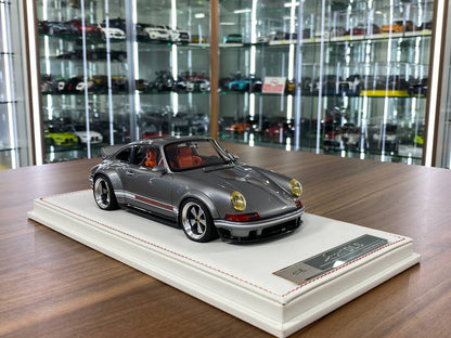 ★ 1/18 Porsche Singer DLS by Ivy Models – Silver with Orange Interior | Limited to 20 Pieces