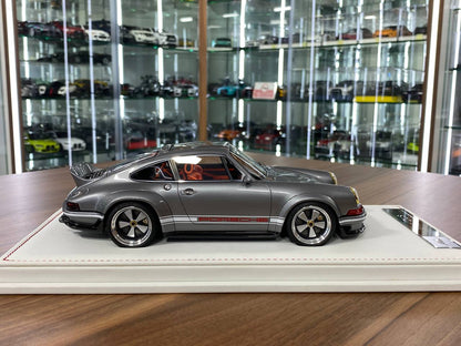 ★ 1/18 Porsche Singer DLS by Ivy Models – Silver with Orange Interior | Limited to 20 Pieces