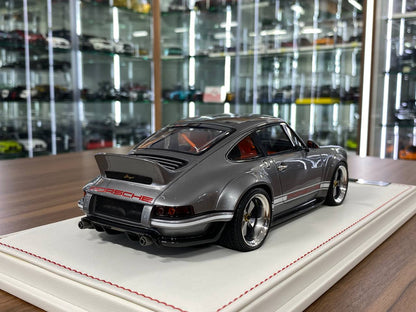 ★ 1/18 Porsche Singer DLS by Ivy Models – Silver with Orange Interior | Limited to 20 Pieces