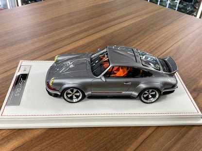 ★ 1/18 Porsche Singer DLS by Ivy Models – Silver with Orange Interior | Limited to 20 Pieces