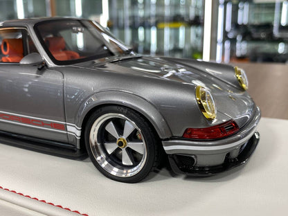 ★ 1/18 Porsche Singer DLS by Ivy Models – Silver with Orange Interior | Limited to 20 Pieces