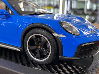 1:18 Resin Model Porsche 911 Dakar – Blue | VIP Models (Limited 99 pcs – Porsche Collectors)