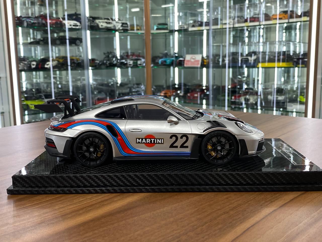 1:18 Resin Model Porsche 911 GT3 RS – Martini Decal | VIP Models (Limited 30 pcs – Dubai Collectors)