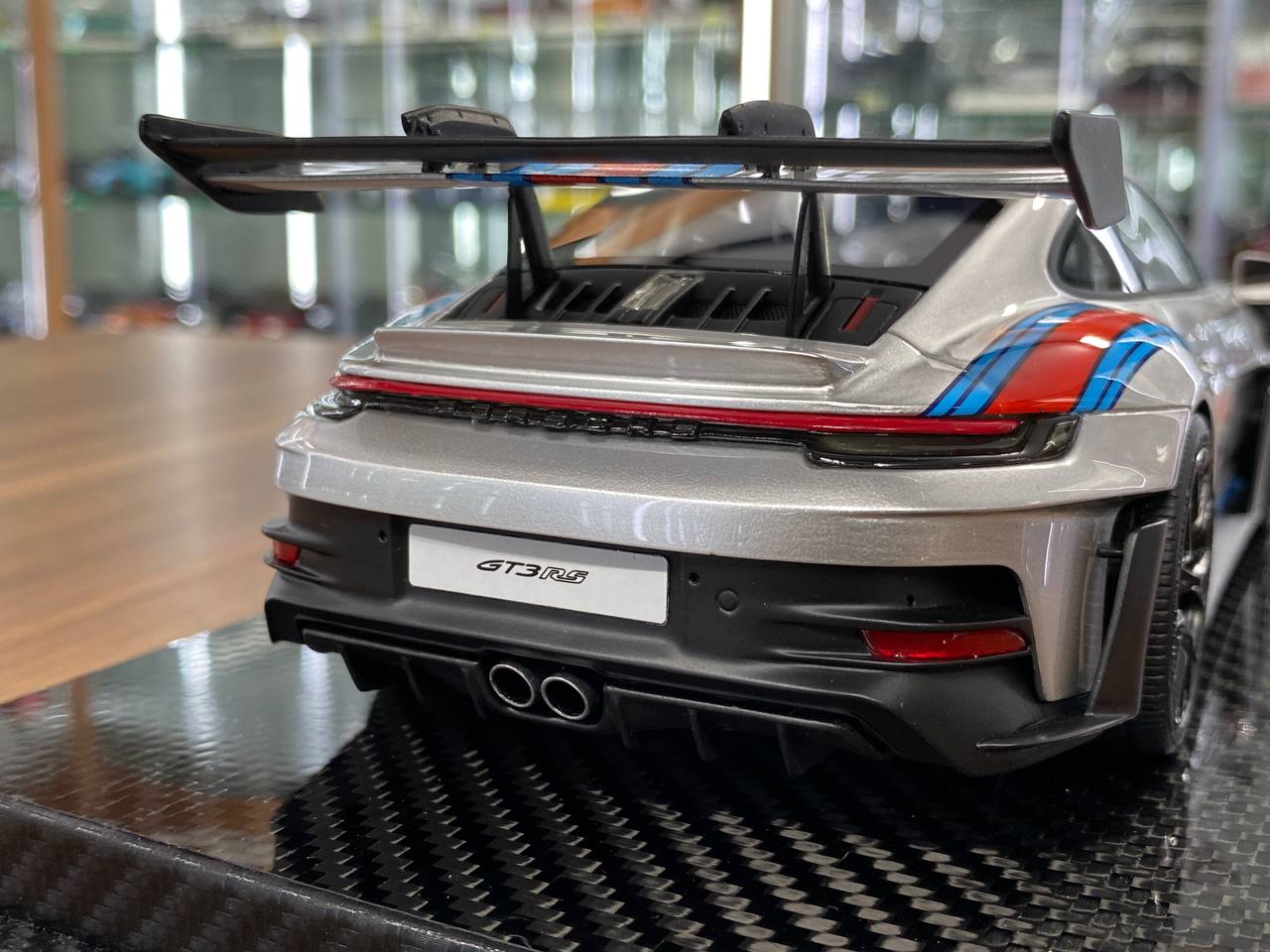 1:18 Resin Model Porsche 911 GT3 RS – Martini Decal | VIP Models (Limited 30 pcs – Dubai Collectors)
