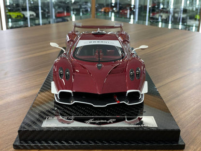 1:18 Resin Model Pagani Huayra R– Carbon Wine Red | VIP Models (Limited 30 pcs – UAE Collectors)