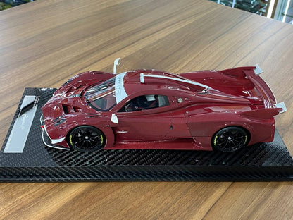 1:18 Resin Model Pagani Huayra R– Carbon Wine Red | VIP Models (Limited 30 pcs – UAE Collectors)