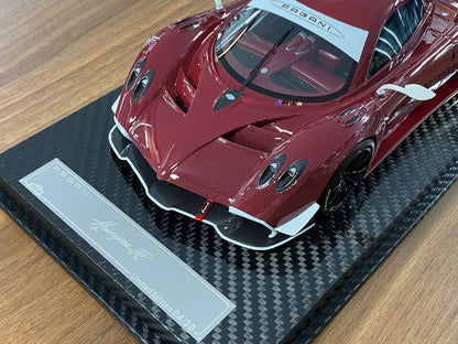 1:18 Resin Model Pagani Huayra R– Carbon Wine Red | VIP Models (Limited 30 pcs – UAE Collectors)