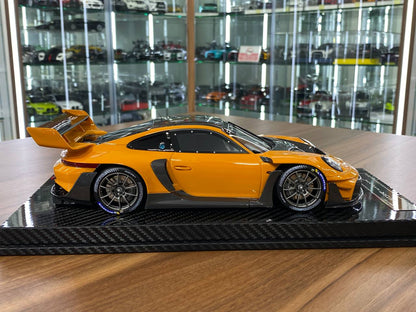 🚨1:18 Resin Model Porsche 911 GT3R Rennsport– Signal Orange | VIP Models (Limited 10 pcs )
