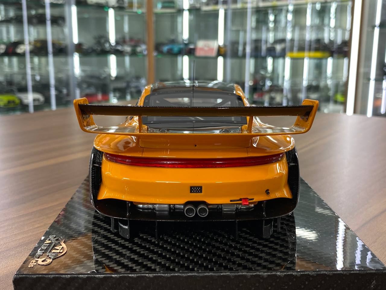 🚨1:18 Resin Model Porsche 911 GT3R Rennsport– Signal Orange | VIP Models (Limited 10 pcs )