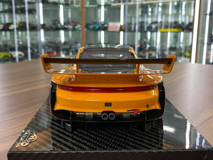 🚨1:18 Resin Model Porsche 911 GT3R Rennsport– Signal Orange | VIP Models (Limited 10 pcs )
