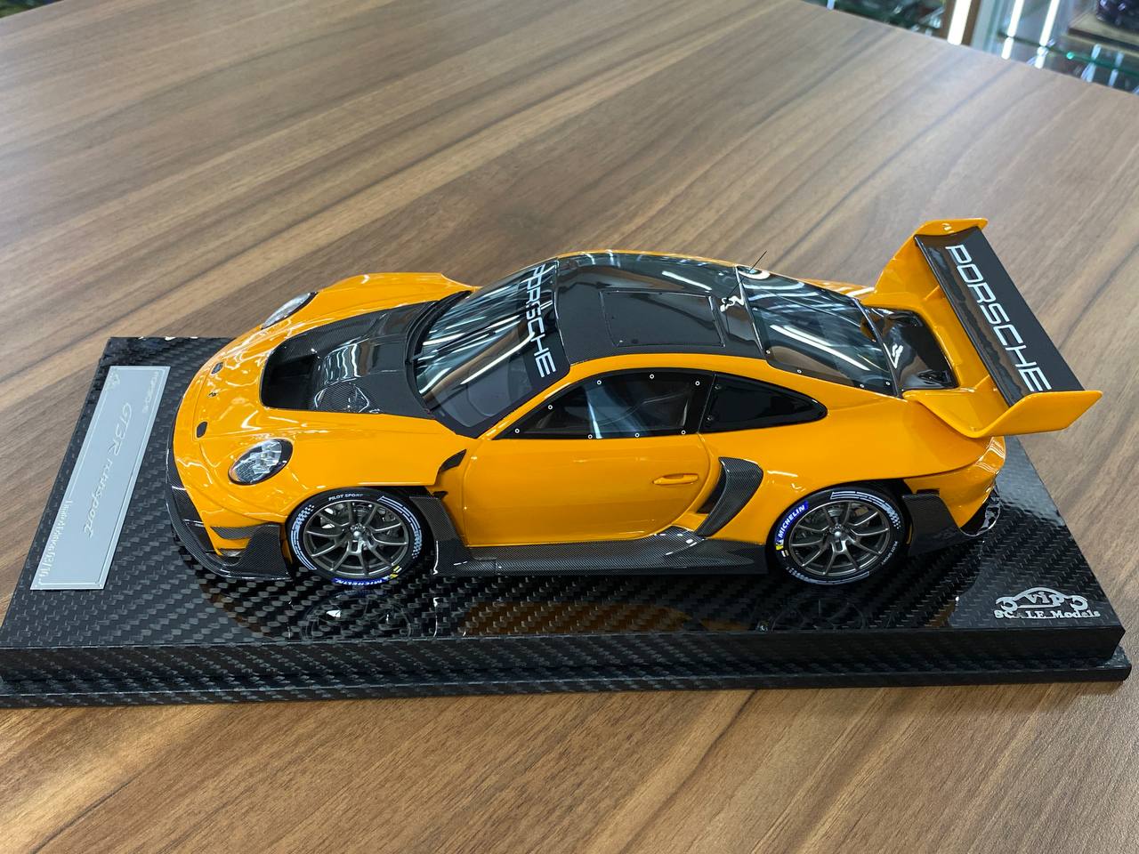 🚨1:18 Resin Model Porsche 911 GT3R Rennsport– Signal Orange | VIP Models (Limited 10 pcs )
