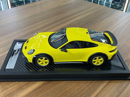 🚨1:18 Resin Model Porsche 911 Dakar – Yellow | VIP Models (Limited 99 pcs )