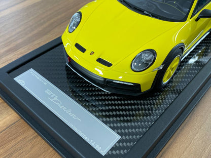 🚨1:18 Resin Model Porsche 911 Dakar – Yellow | VIP Models (Limited 99 pcs )