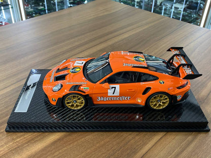 🚨1:18 Resin Model Porsche 911 GT3 RS #7 – Jägermeister Decals | VIP Models (Limited 30 pcs – Dubai Collectors)